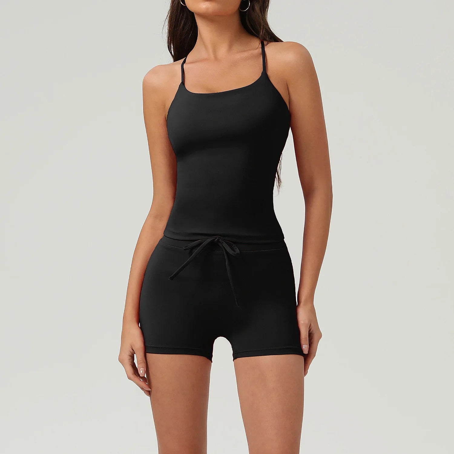 New Spring Women's Tracksuit Outdoor Outfit Matching Lounge Wear Two Piece Set Women Clothing Padded Nude Feel Elastic Yoga Sets