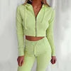 Women's Spring Autumn Sweatshirt Female Clothing Sets Trouser Sport Home Sportswear Sets