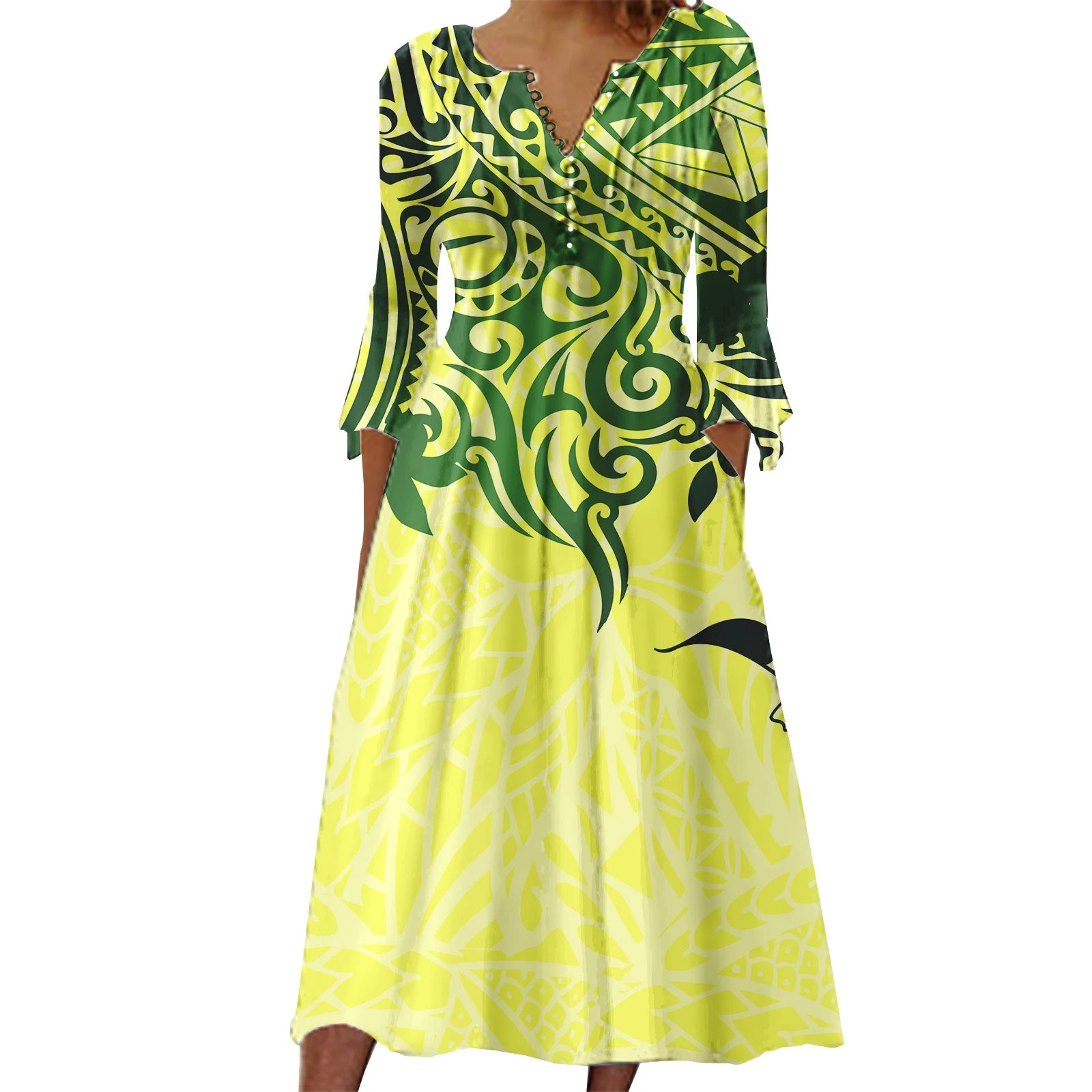 Custom Evening Dresses Women Lady Elegant Skirt Womens Summer Dresses Polynesian Samoan Tribal Printed Womens Clothing 2023