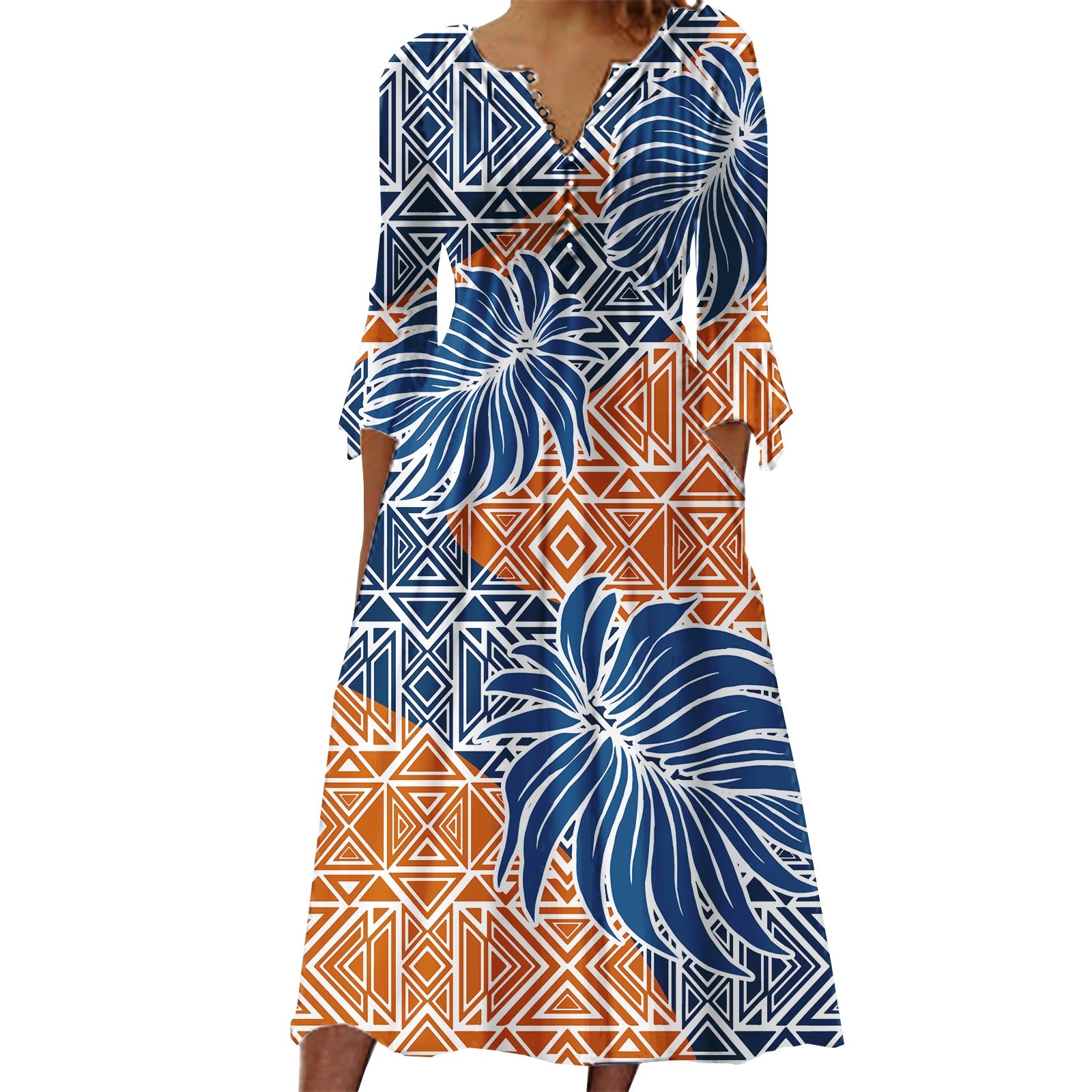 Custom Evening Dresses Women Lady Elegant Skirt Womens Summer Dresses Polynesian Samoan Tribal Printed Womens Clothing 2023