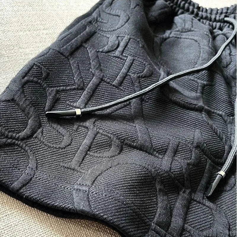 2 Piece Sets Womens Outfits Spring Fashion Skinny Hooded Short Jacket and Shorts Knitted Jacquard Designer Fall Women Clothing