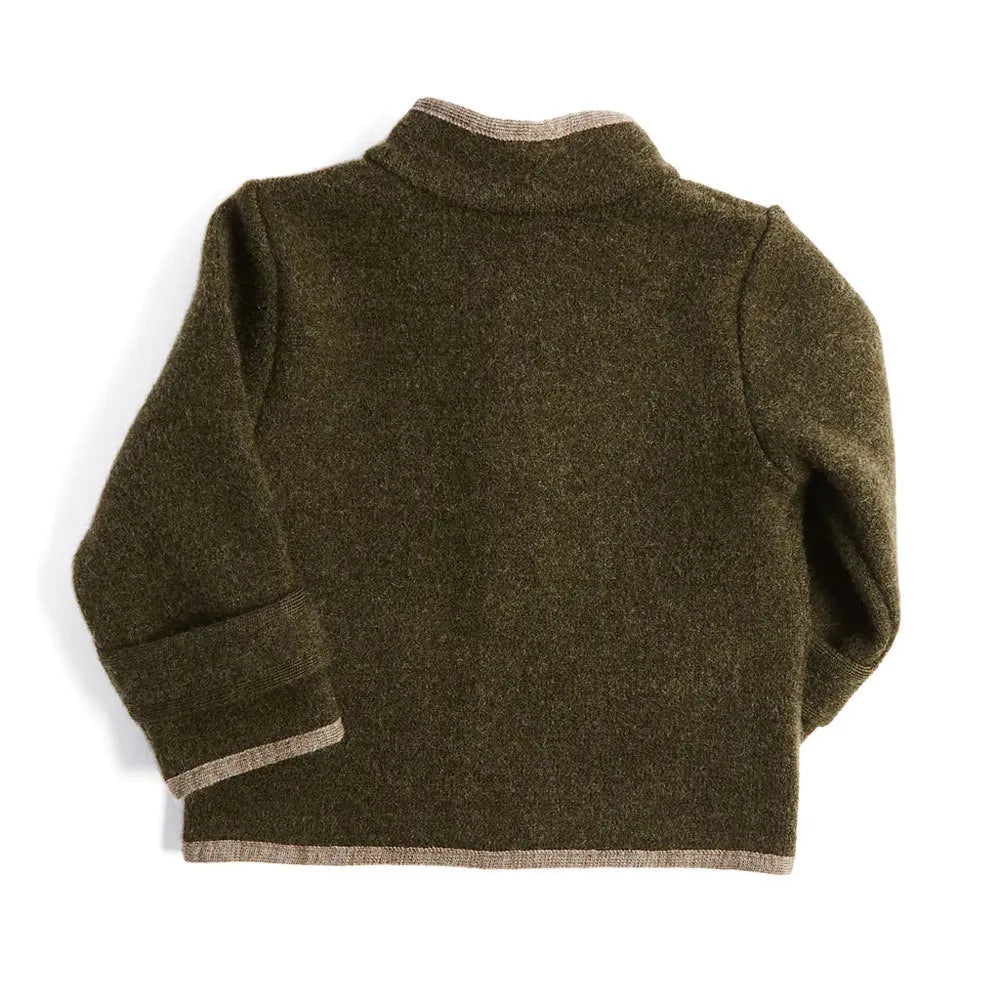 Children's clothing autumn winter British lamb wool children's coat baby windbreaker double-sided woolen single-breasted jacket