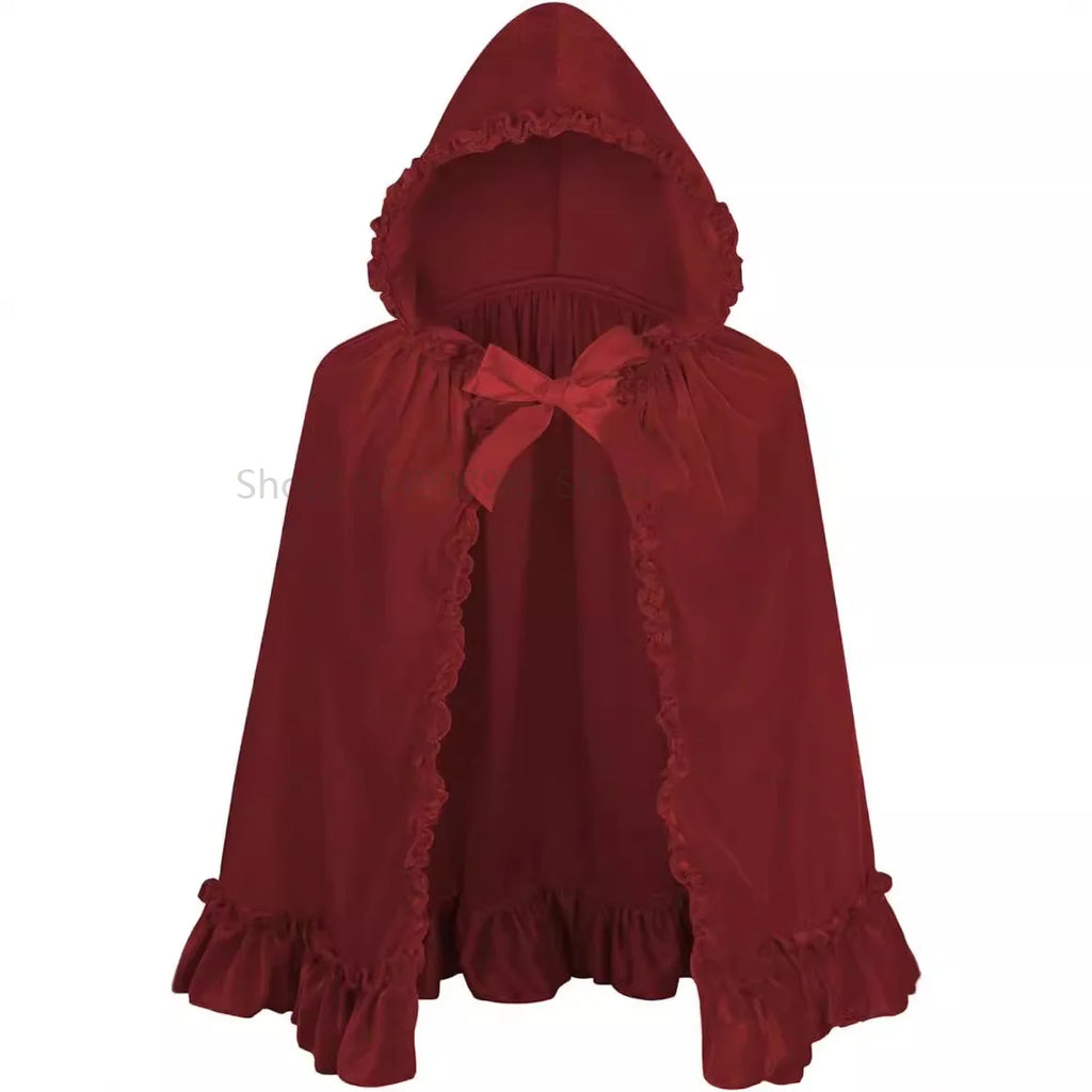 Christmas Clothing Adult Christmas Cloak Cloak Little Red Riding Hood Christmas Cloak Party Stage Performance Clothing