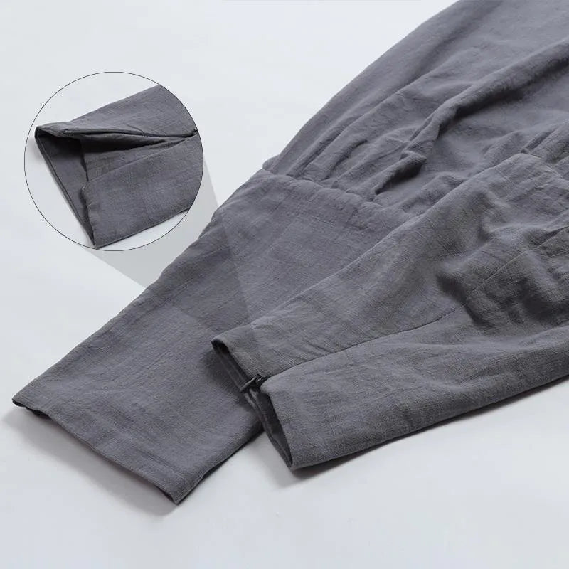 Chinese Traditional Clothings for Monk Costume Buddhist Clothing Monk Robe Taoism Tibetan Clothes Meditation Zen Shaolin Hanfu